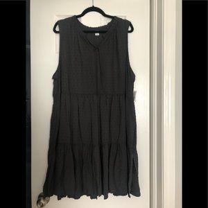 Old Navy black baby doll dress